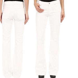 Lucky Brand Brooke Flare White Jeans size 8/29